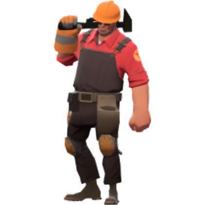 Red Engineer TF2 Roblox decal