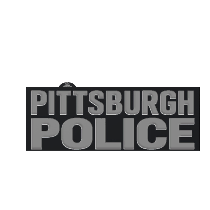 B/W Pittsburgh Police Patches