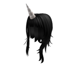 Black & White Unicorn hair