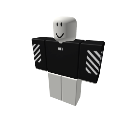Black Off White Shirt Roblox