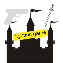 fight with guns in a castle