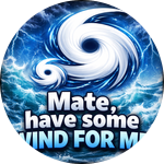 Mate have some wind for me
