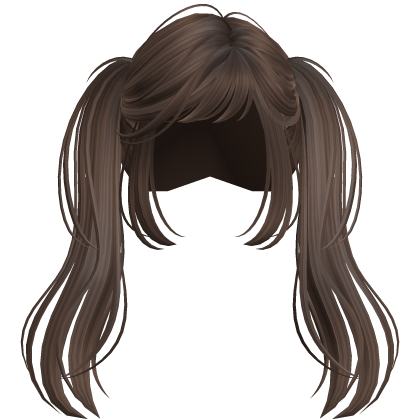 Messy Vamp Scene Pigtails Brown