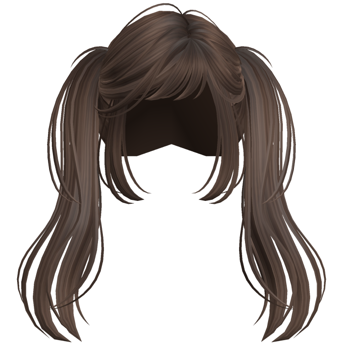 Messy Vamp Scene Pigtails Brown
