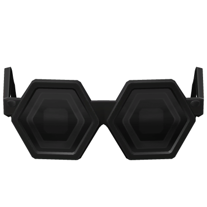 (NEW) Black Sparkling Robux Shades (ADDON) Roblox item