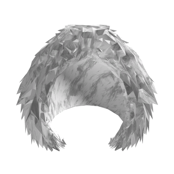 Fuzzy Winter White Fur Hood V2