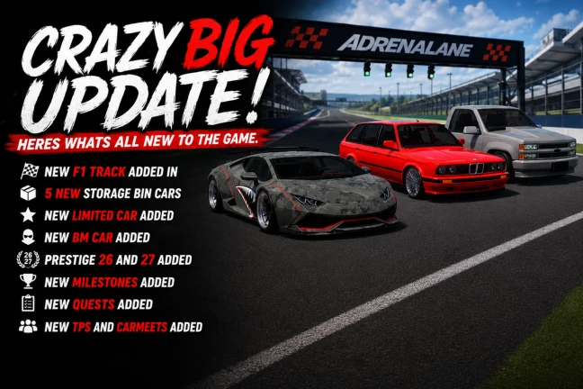 Crazy Big Update!