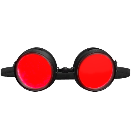 Glowing Goggles (Emissive) - Red Roblox item