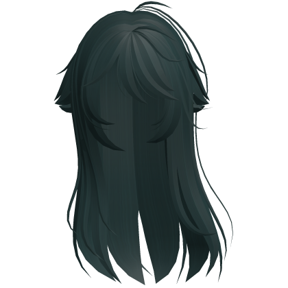 Teal Shy Moe Cat Girl Windy Whispy Hair