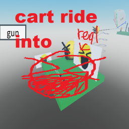 cart ride into 😂