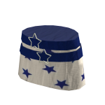 Mini skirt blue and white star