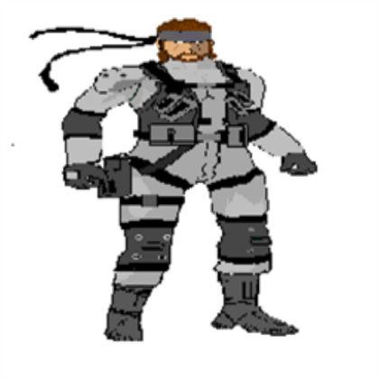 solid snake painting 2 Roblox decal