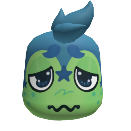 Teal Star Caterpillar Face thumbnail