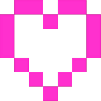 ♡ pixel heart crosshair ♡ Roblox decal