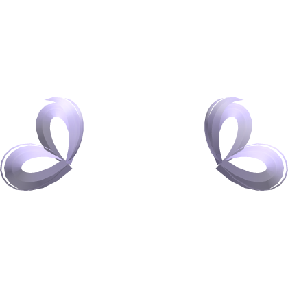 kawaii heart buns extentions purple Roblox item