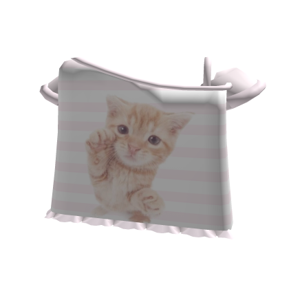 ♡ cutesy off shoulder cat shirt