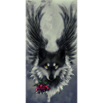 Shadow demon wolf