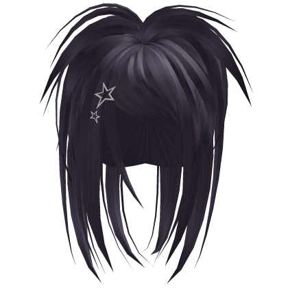Crazy Spikey Emo Scene Hair (Purple) Roblox item