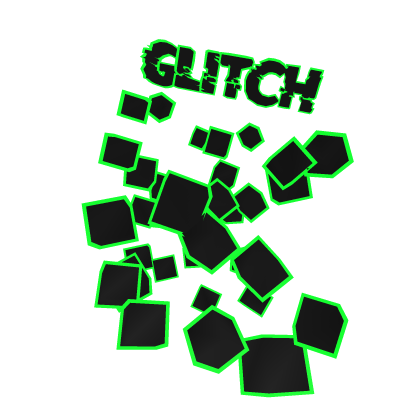 Green Corrupted Glitch Shoulder (Right) Roblox item
