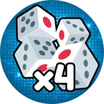 Quadruple Rolls! 🎲🎲🎲🎲