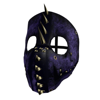 Gothic Teddy Bear Spiked Mask Hat