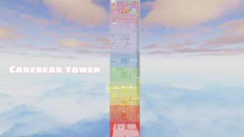 Rainbow carebear Tower