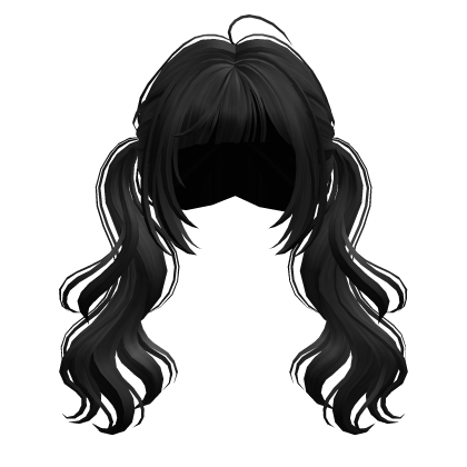 Black Low Pigtails