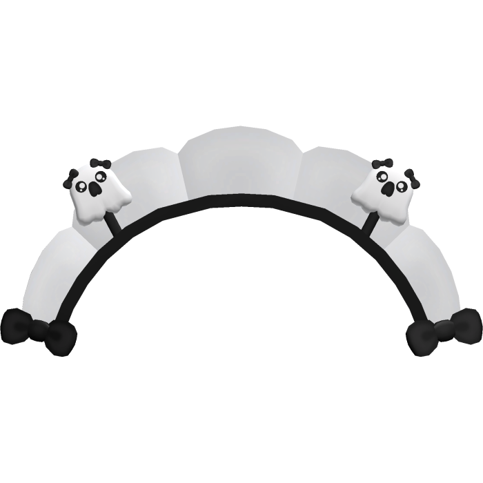 halloween | cute little scared ghost headband