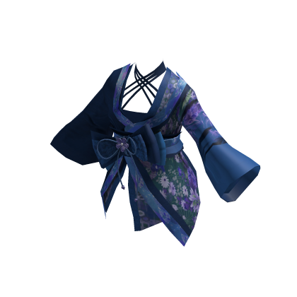 [fendudu]Raku Bu-upper(dark blue)