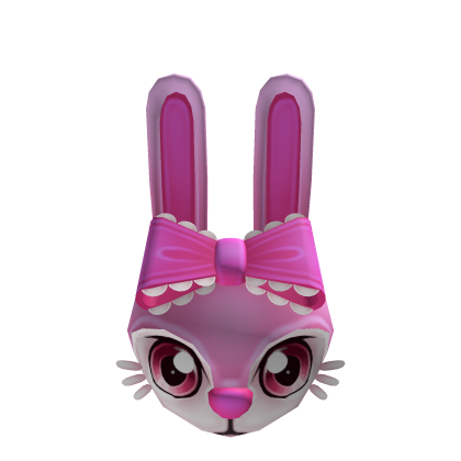 Pink Bunny Mask