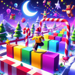 [🎅🏻NEW!] Color Run Obby!