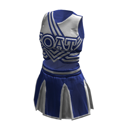Cheerleader Uniform | Blue White thumbnail