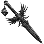 [PBR] Black Gunmetal Sword of Chaos