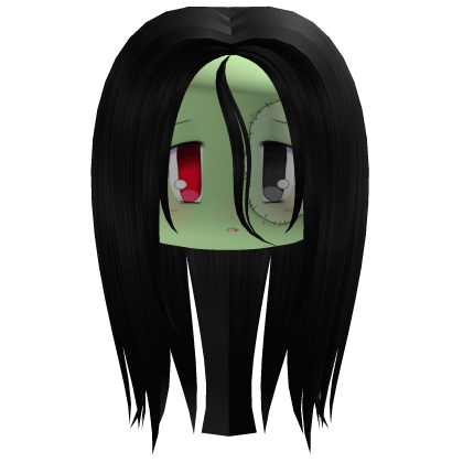 Zombie Girl Moe Combo ( Black ) Roblox item