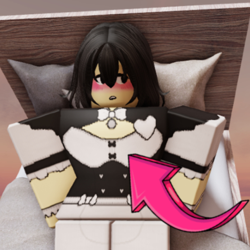 Meet the maid at top of the ladder! official Roblox game thumbnail