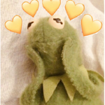 karl in a frog hoodie :)