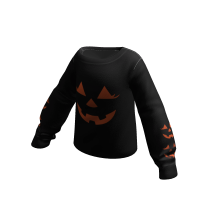 Pumpkin One Shoulder Sweater