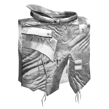 White Vkei Goth Punk Vest Jacket | Roblox Item - Rolimon's