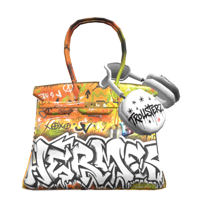 [3.0] Hermes Graffiti Shoulder Purse  Roblox item