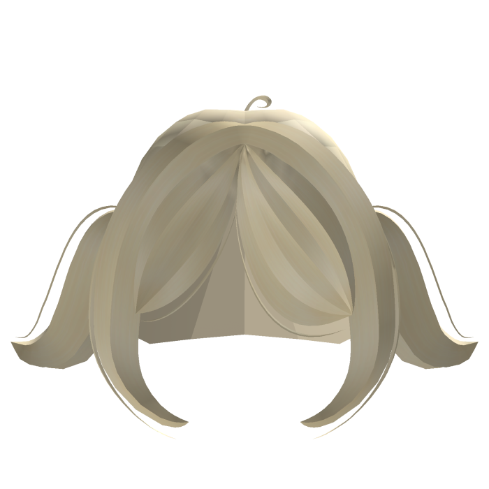 kawaii moe baby pigtails in light blonde