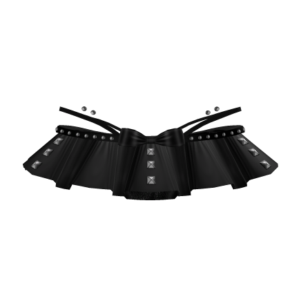 Saia Emo Moe Gótica Plissada com Spikes  Roblox item