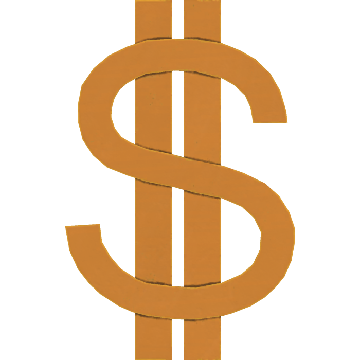 Golden Dollar Sign