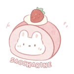 by saccharine