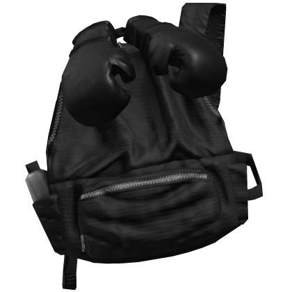 Black Boxing Glove Grunge Backpack 1.0