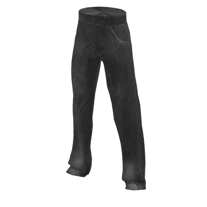 High Waisted Baggy Denim Jeans Black