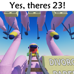 [UPDATE] Cartride into 23 divorced flamingos