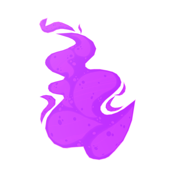 Elixir Cat - Purple Fire Tail