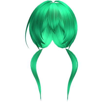 Green Niche Horror Protagonist Vkei Pigtails 9.  