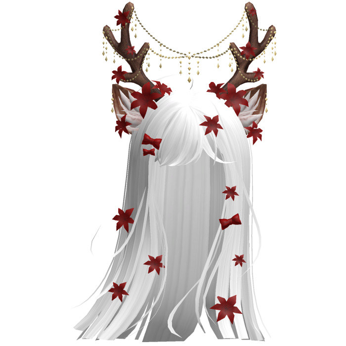 Ethereal Christmas Fairy Fawn Hair w/ Antlers