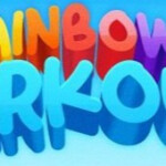  Rainbow Parkour Easy 